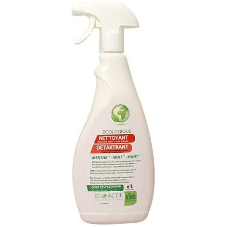 Nettoyant Detartrant Spray 750ml Rechargeable Parfum Menthe Certifie Ecolabel UE - Sanitaires Robinetterie Carrelage - SICO EcoActif