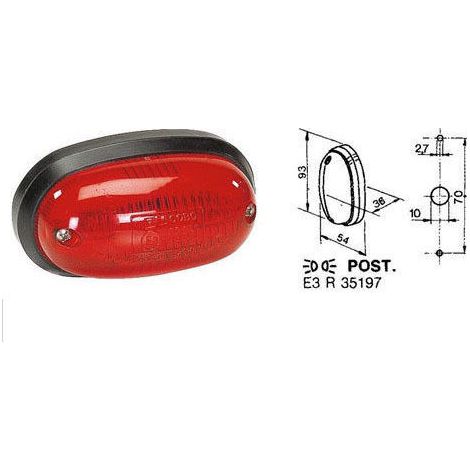 Fanale ingombro dx-sx adattabile a Cobo 02266000