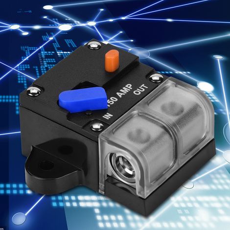 Disjoncteur 150A Réarmement Automatique Fusible Porte-Fusible Inverseur pour Voiture Automobile (1/4)