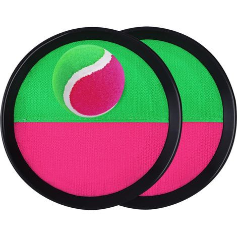 Jeu de raquettes Toyvian avec fixation Velcro et 1 balle, pour enfants. (1/5)