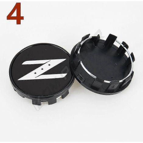 4 cache-moyeux de roue 54 mm/50 mm Nismo Z Impul avec autocollant Yogu,4 (1/4)