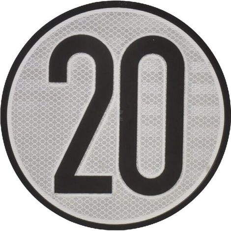 Cartello limit. velocità 20 UNBRANDED BL20ES