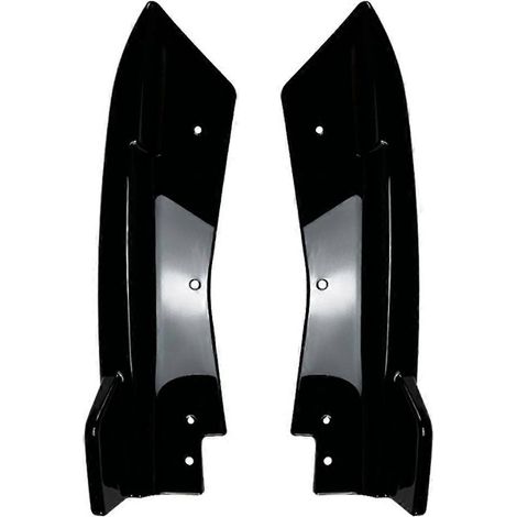 Difusor de labio de parachoques trasero para BMW Serie 3 X3 G01 LCI M Sport 2022+ Negro brillante (1/5)