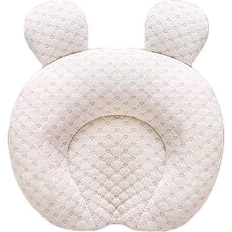 Baby Kopfformungskissen, Neugeborenes Nursery Kissen, Baby Kopfstütze Schlafkissen, 3D Memory Foam Kopf Nackenkissen für Sitz Kinderwagen d (1/5)