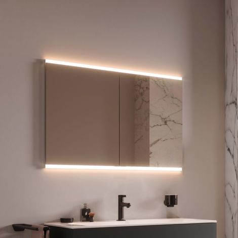Keuco Royal P94 Unterputz-Spiegelschrank 2-türig 120 x 14,7 cm, mit LED-Beleuchtung (1/5)