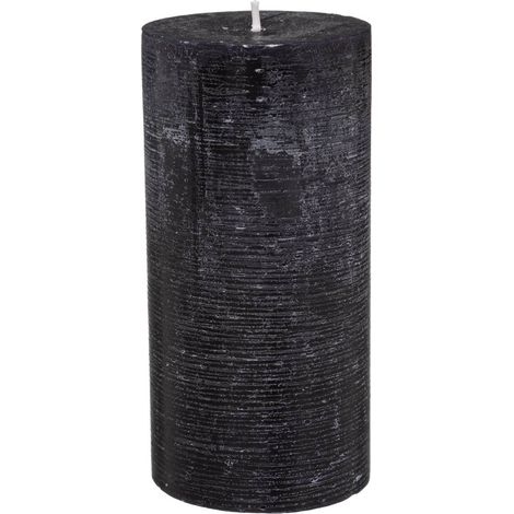 Bougie rustique noir 445g - Atmosphera créateur d'intérieur (1/3)