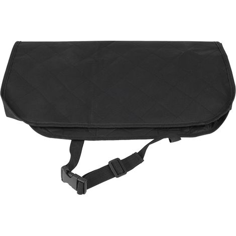 Housse de siège avant auto antidérapante pour chien, coussin protecteur noir imperméable, panier unique sans glissière (1/5)