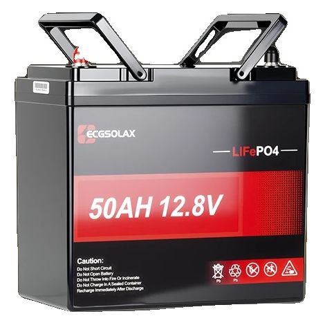 Batterie Lithium, Capacité 50Ah, Coupure à Basse Température, 12.8V 50Ah (1/5)