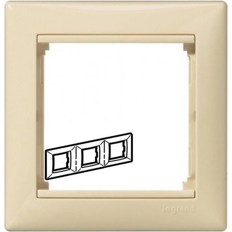Cornice 3 elementi VALENA avorio LEGRAND 774353
