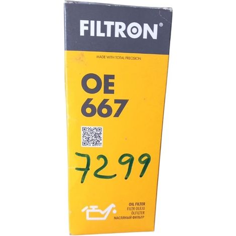 Filtro olio motore marca filtron codice filtro oe 667