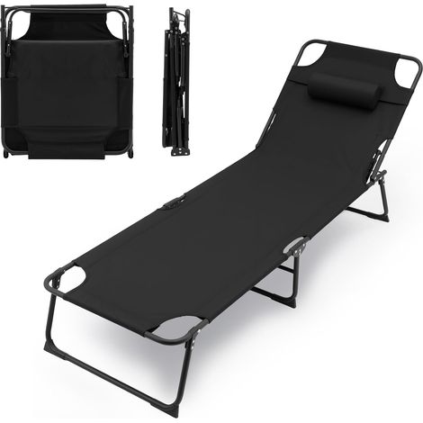 Youyijia Portable Folding Camping Bed Lounger Lightweight Outdoor Cot for Hiking, Trekking, Backpacking, Garden, Beach, Military, Survival, Emergency Sleep, Travel, Fishing, Caravan Use Durable St (1/5)