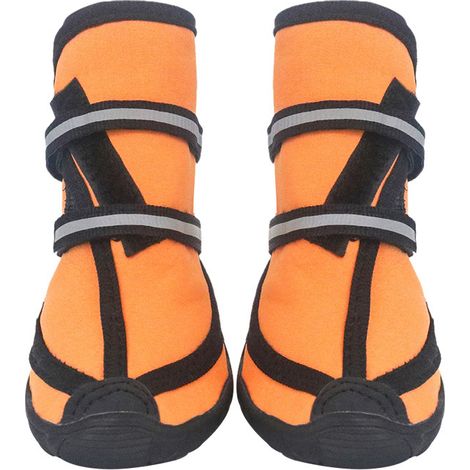 Bottes de sport pour chiens (orange 9.1x5.9 cm)