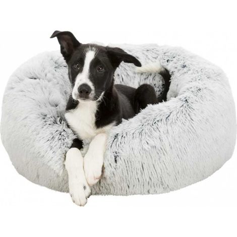 Diametro 50cm bianco/nero: Harvey Plüsch Hundehütte (1/5)