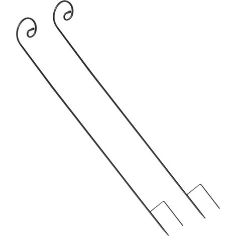 Stück Gartenhirtenhaken aus Rostfreiem Schmiedeeisen 1cm (1/5)