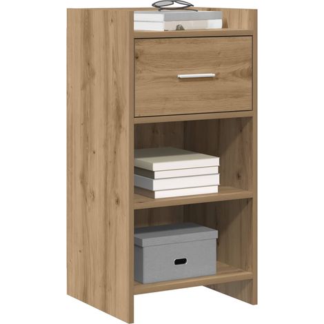 Sideboard/Anrichte/Buffet Artisan-Eiche 40 x 36 x 80 cm Holzwerkstoff LXWW132021 (1/5)