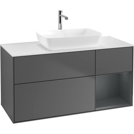 Villeroy & Boch F831HGGK Meuble sous-lavabo Finion F83 (1/2)