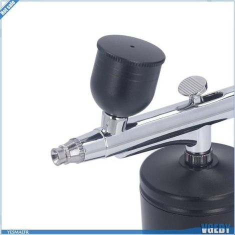 Ashata Kit d'aérographe Kit aérographe sans fil, haute pression, 2 Modes PSI, Machine d'injection d'oxygène avec hygiene coussin (1/5)
