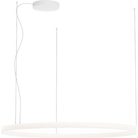 Lampadario moderno redo group halley 01 4458 led cct dimmerabile metallo acrilico (1/5)