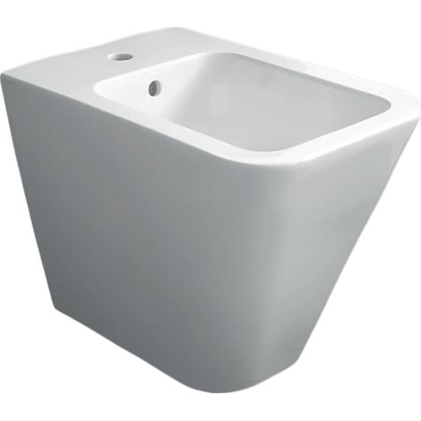 Stand-Bidet 36x55x42 cm aus glänzender weißer Keramik - Azzurra Ceramica Build