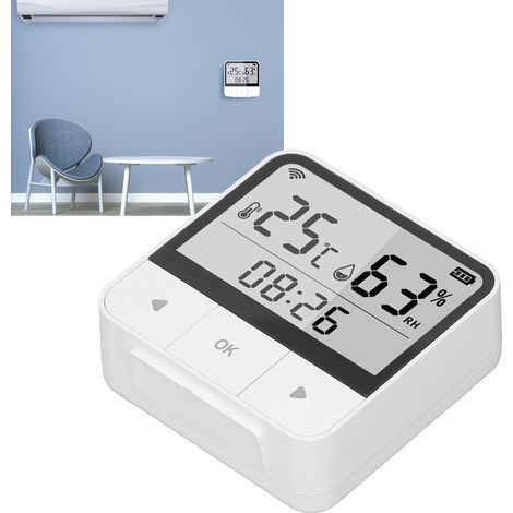 Tuya Smart Wi-Fi Thermometer und Hygrometer mit intelligenter Verbindung zu Temperatur- und Feuchtigkeitssensor (1/5)
