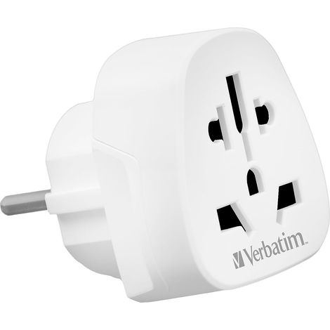 Verbatim Master Reise-Steckdosenadapter – Wandelt Steckertypen weltweit auf EU-Stecker um (1/5)