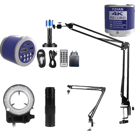 Digitalmikroskop, 4K-Video, hochauflösende Ausgabe, 4K 48MP Kit, 0-150X (1/2)