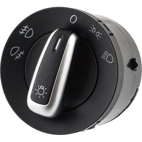 Interrupteur de phares chromé pour VW Golf V 03-09 (1/2)