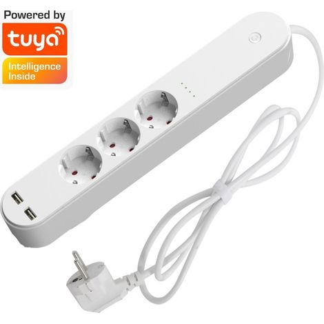 Denver SHP-310U - cable de extensión, enchufe inteligente 3 en 1, 1,5 metros (1/2)
