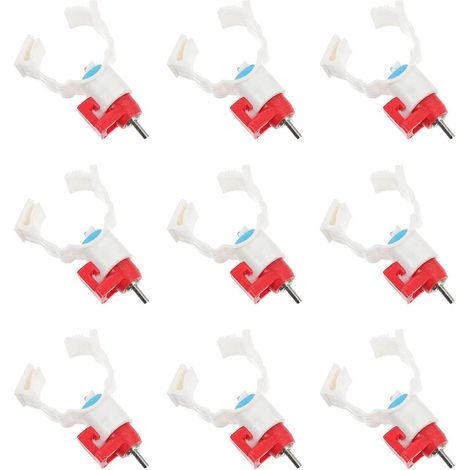 Abreuvoirs à billes pour poules (40 pièces) - Sûrs, durables, pratiques, faciles à installer et détachables (1/5)