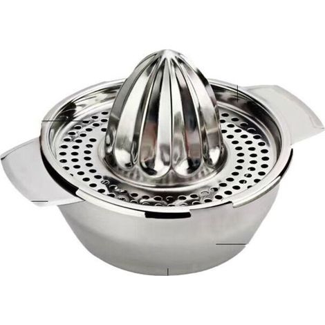 Exprimidor/prensador de cítricos de acero inoxidable - Exquisitos productos para el hogar fabricados en acero inoxidable 304. (1/4)
