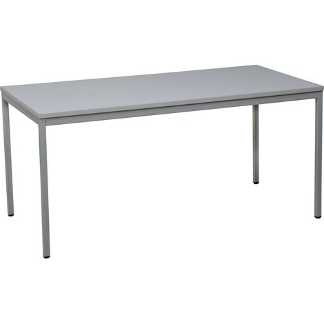 C+P 4-Fuß-Tisch als Mehrzwecktisch, 750x1600x800mm, 7035/Dekor Lichtgrau (1/5)