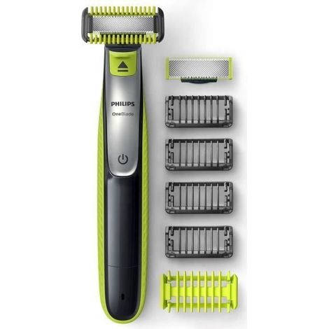 Philips Norelco OneBlade QP2630/30 tondeuse corps / rasoirs Charbon de bois, Citron vert (1/5)