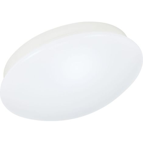 BRILONER ELARA LED Deckenleuchte Bad, IP44 Spritzwasserschutz, Warmweißes Licht, weiß, 29 x 6,5 cm