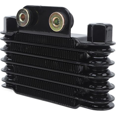 Radiateur d'huile moteur moto en aluminium robuste pour motos, quads et véhicules tout-terrain, filetage M8 (1/5)