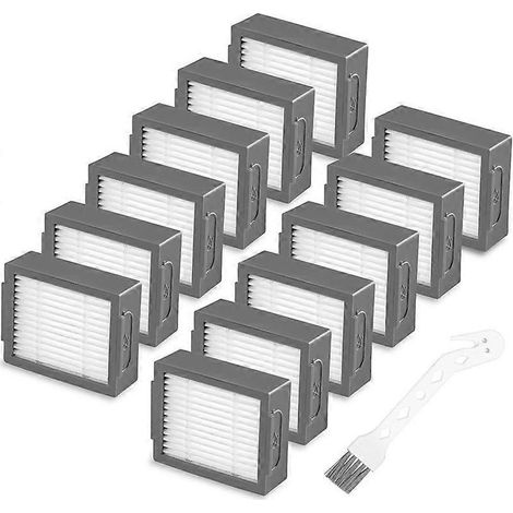 Filtre HEPA de rechange compatible avec les aspirateurs robots iRobot Roomba I7, I7+, I3, I3+, E5, E6 et E7.
