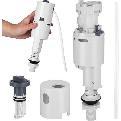 Valve de remplissage universelle pour WC, valve de remplissage silencieuse, valve de remplacement pour réservoir de WC, accessoire pour réservoir de WC (1/5)