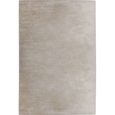 Tappeto a pelo corto in viscosa beige chiaro 200 x 300 cm Gesi II