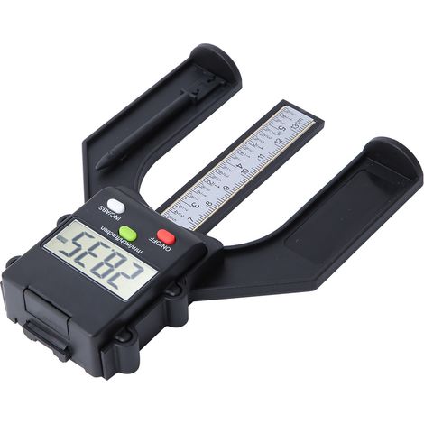 1 Stück 80 mm magnetischer digitaler Tiefenmesser mit LCD-Anzeige für Holzbearbeitung (1/5)