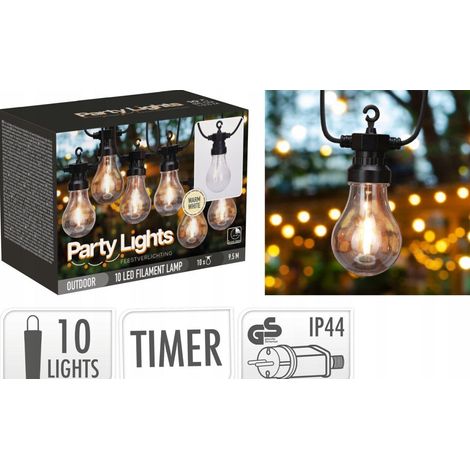 Progarden Lichterkette LED Weiß 450 cm