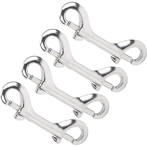 Double L100MM Ended Ropes Belt Bolt Hook Snap for Portable Compact (1/5)