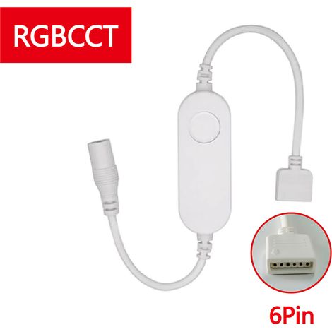 Mini ZigBee Controller 12V 24V 5 Canali Per Striscia Led RGB+CCT APP Tuya HUE Compatibile Con Alexa Google Home (1/3)