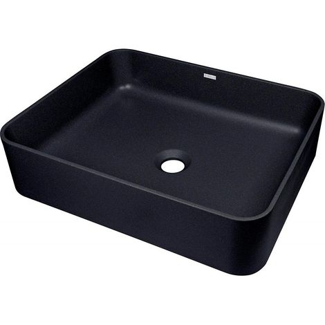 Deante Waschbecken Granit Schwarz Modern