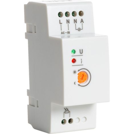 Interruptor Fotoeléctrico/Crepuscular 20A para Carril DIN Blanco (1/4)