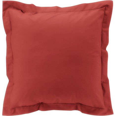 Taie d'Oreiller "Percaline" 63x63cm Terracotta (1/5)