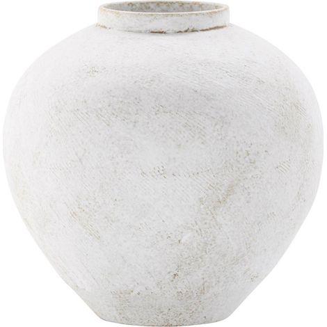 Vase Déco "Globe" 28cm Beige (1/4)