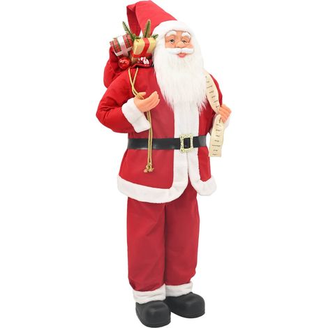 Santa Claus Figure Red 180 cm Polyester vidaXL (1/5)