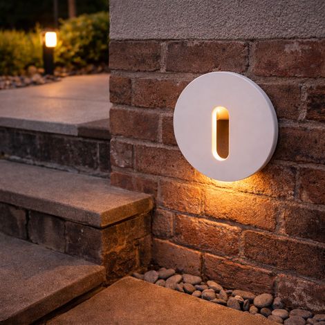 LED-Einbauleuchte für Treppen mit magnetischer Front, 3 W, IP65, 3000 K – Weiß (1/3)