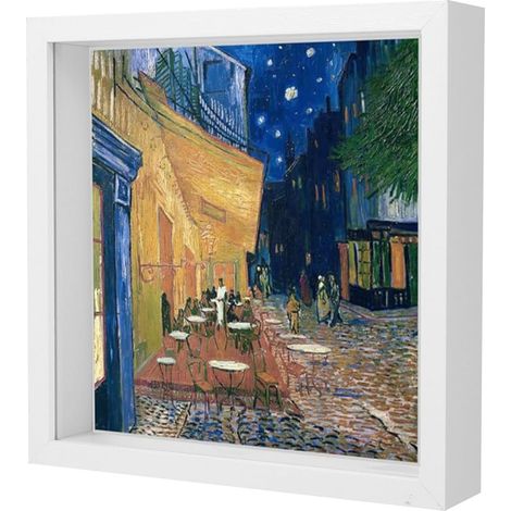 Cadre Photo 3D, 22 x 22 x 4,5 cm, Parfait pour Créations DIY, 3 cm de Profondeur, Boîte Vitrine à Remplir, Cadre Photo pour Souvenirs, Fleurs, Médailles et Objets Personnalisés (1/5)