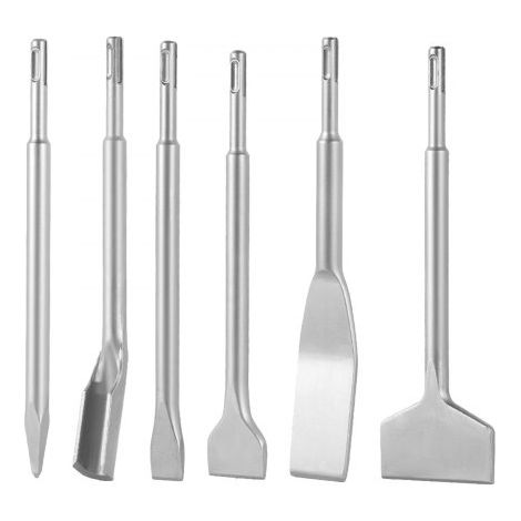 Set di Scalpelli SDS Plus da 6 Pezzi per Trapano a Percussione (1/5)