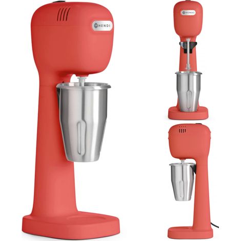 Espumador y batidora Shaker 400W rojo - Hendi 221648 (1/4)